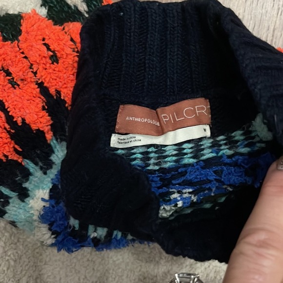 Anthropologie Pilcro Selene Oversized Cozy Fleece Sweater SHIPS SAME DAY - Picture 5 of 11